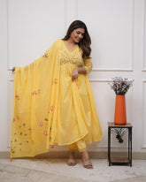 *Introducing the latest addition to our fashion collection the strength kurta Style made from high-quality cotton, embellished with exquisite embroidery  work on neck line and paired with matching pant.* 
*To add an extra touch of elegance, we have includ